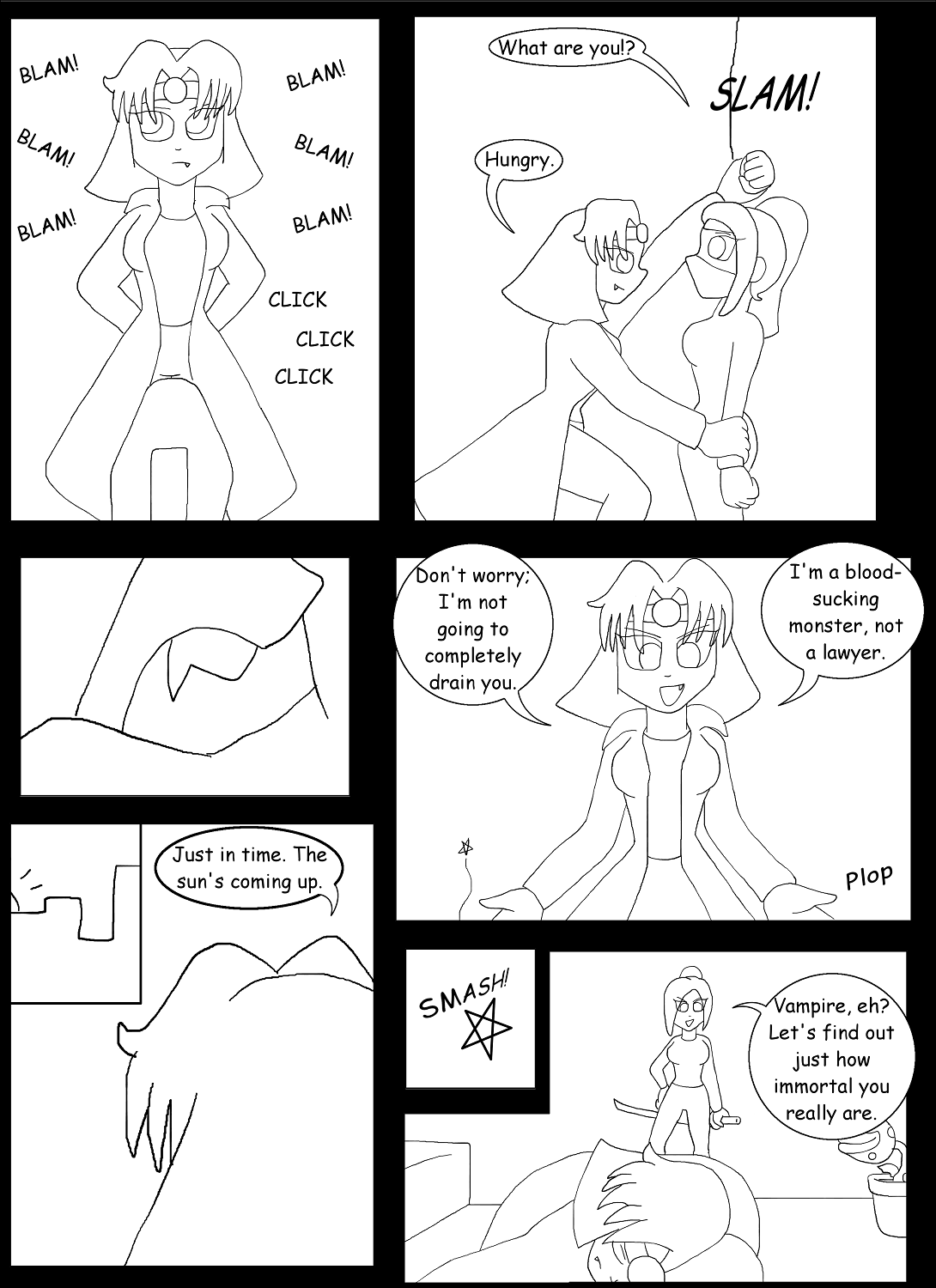 V vs Kinky Kunoichi Part 1 Page 5