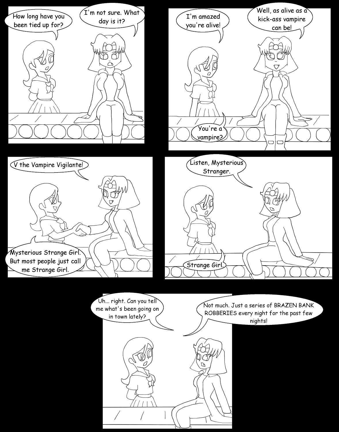 V vs Kinky Kunoichi Klan Part 3 Page 3