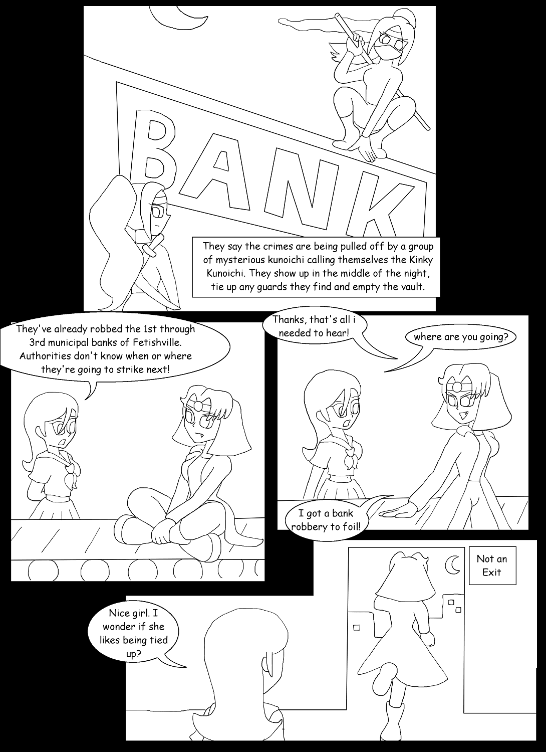 V vs Kinky Kunoichi Klan Part 3 Page 4