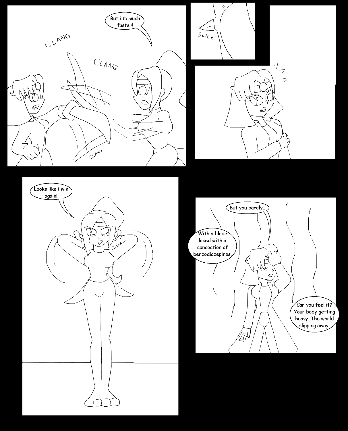 V vs the Kinky Kunoichi Klan Part 4 Page 8