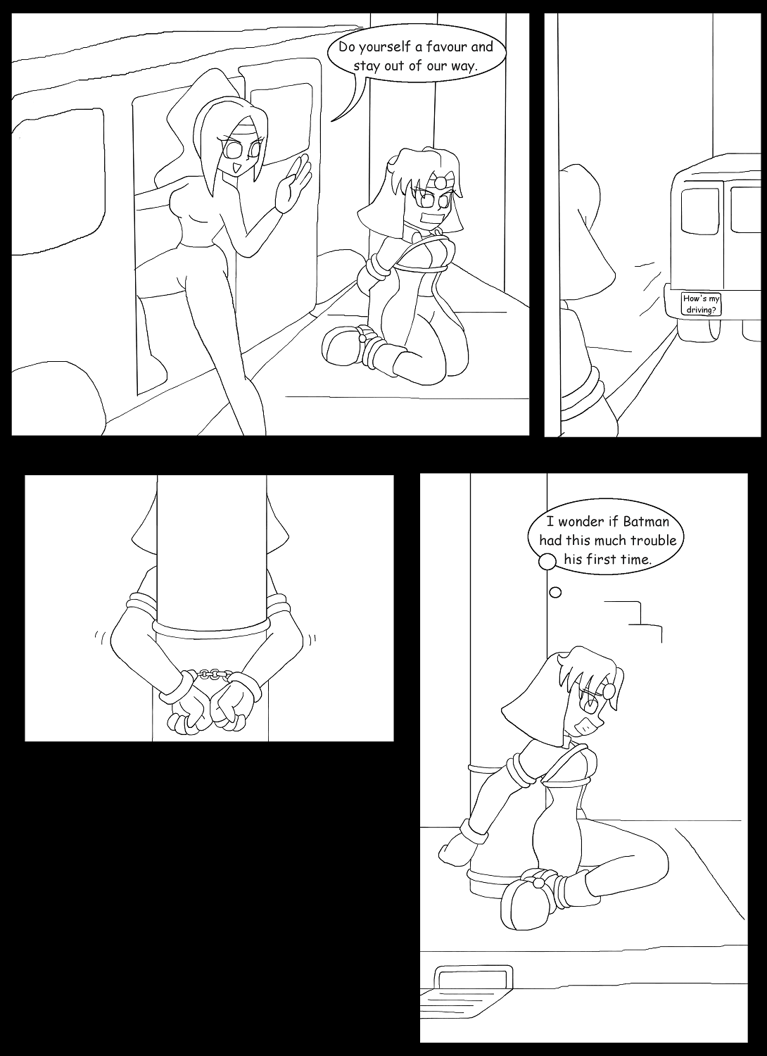V vs the Kinky Kunoichi Klan Part 5 Page 3