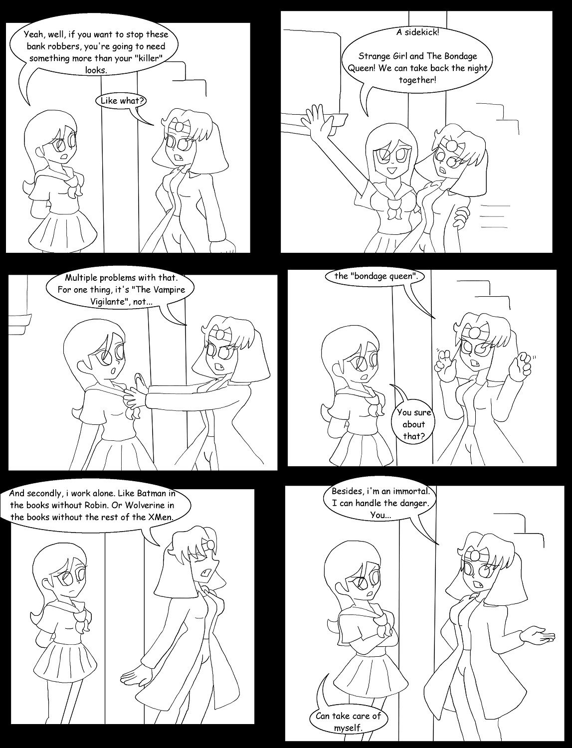 V vs the Kinky Kunoichi Part 6 Page 3