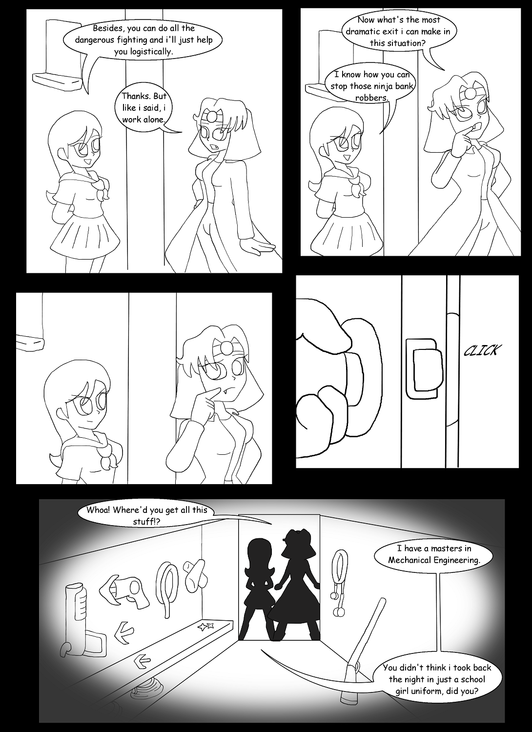 V vs the Kinky Kunoichi Part 6 Page 4