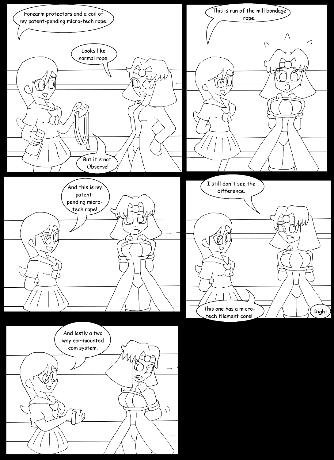 V vs Kinky Kunoichi Part 7 Page3