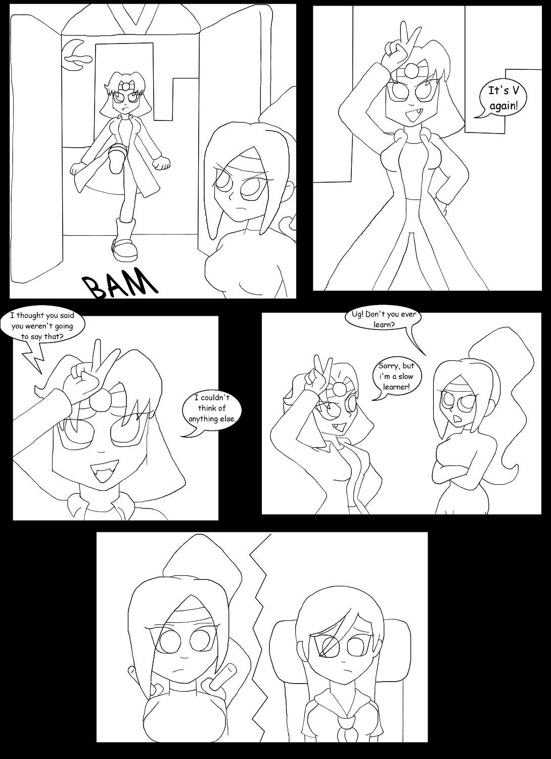 V vs Kinky Kunoichi Part 8 Page 5
