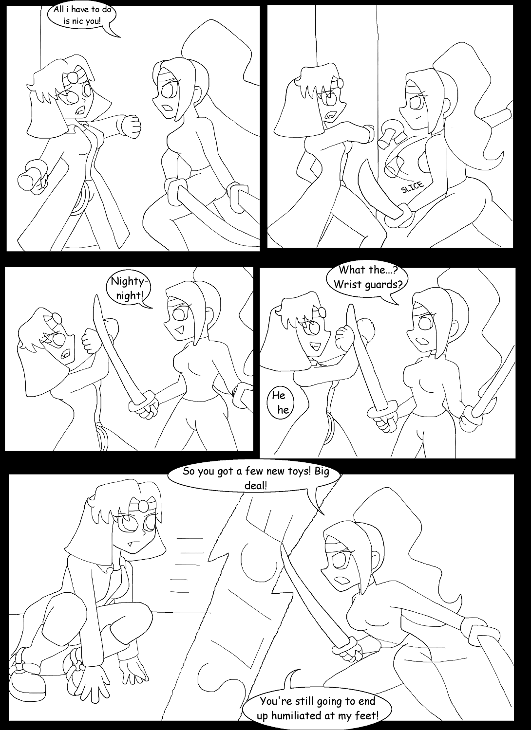 V vs Kinky Kunoichi Part 9 Page 5