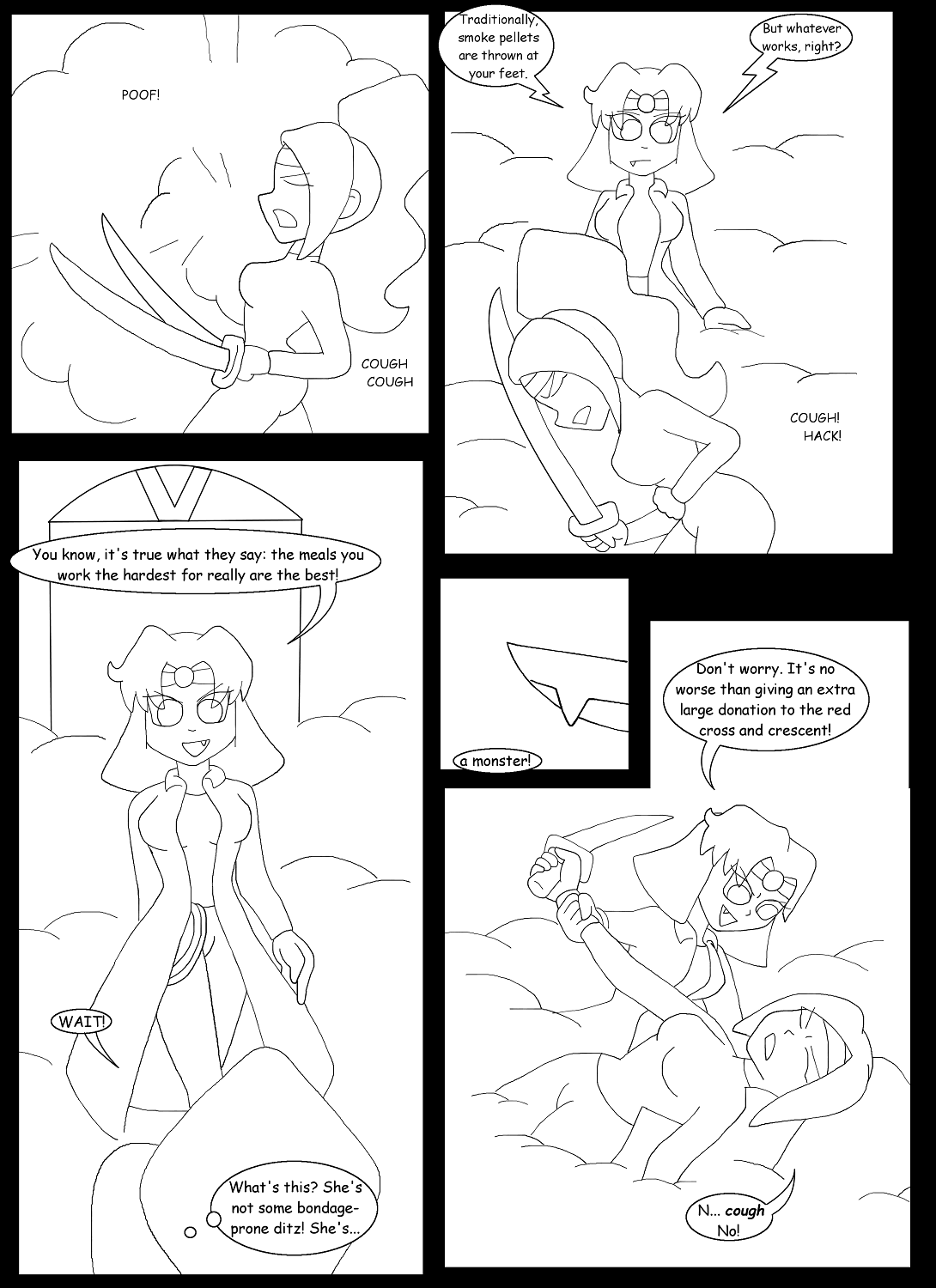 V vs Kinky Kunoichi Part 10 Page 2