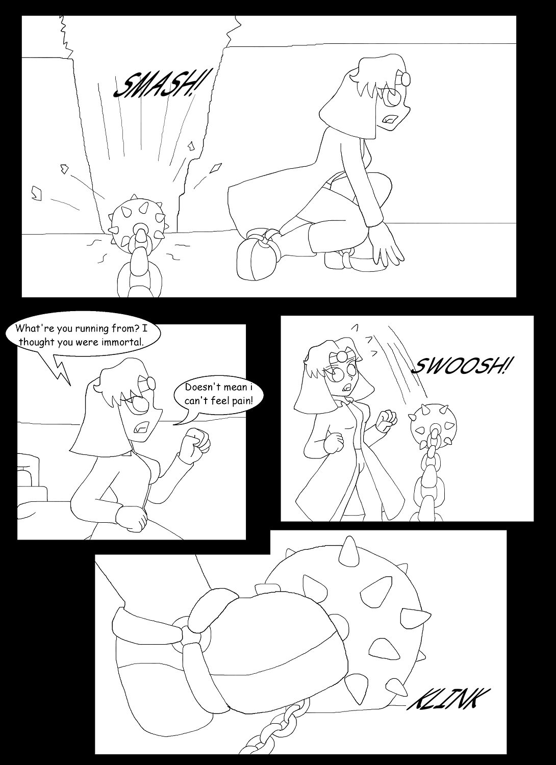 V vs Kinky Kunoichi Part 9 Page 1