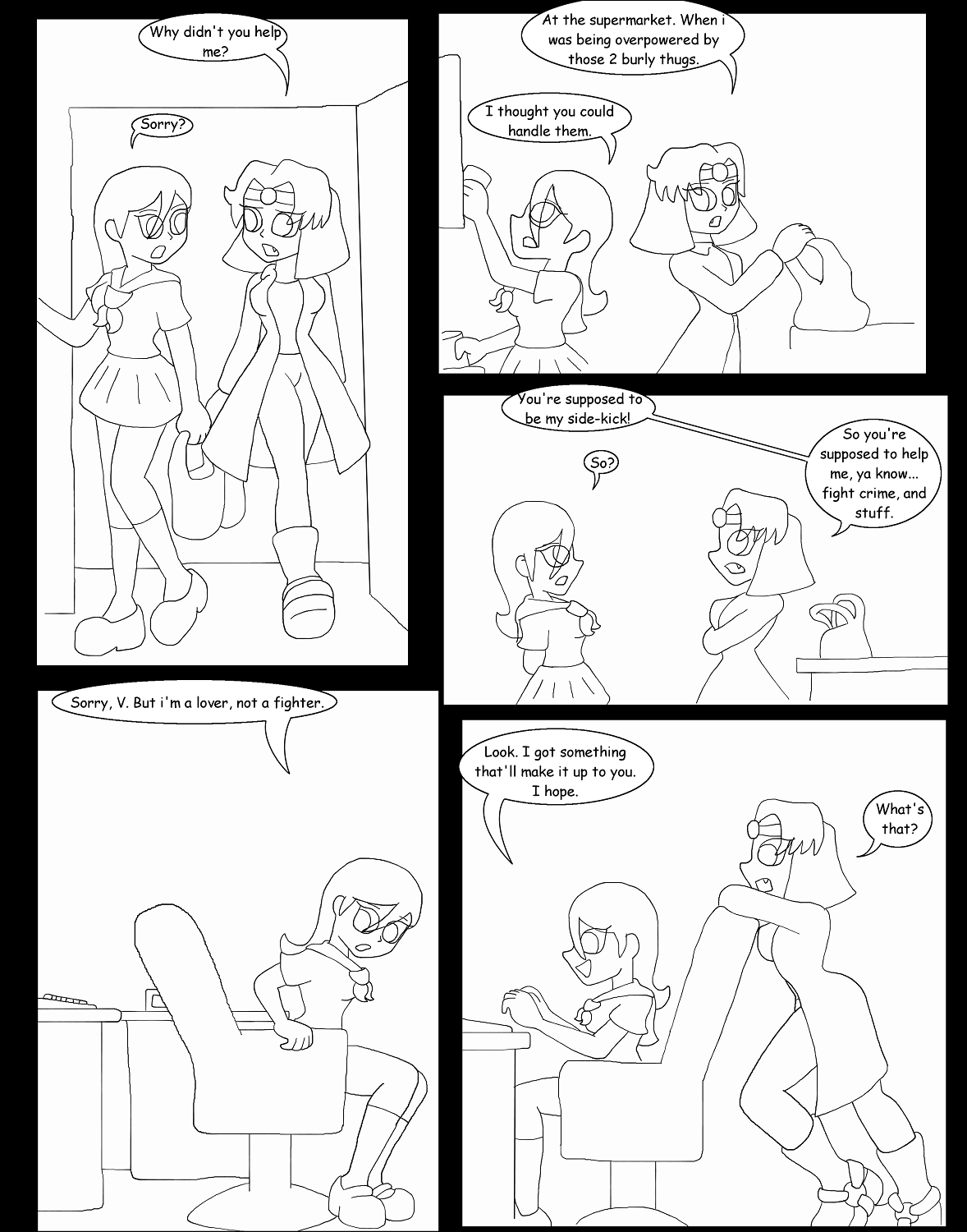 V vs Generic Thugs Part 2 Page 1