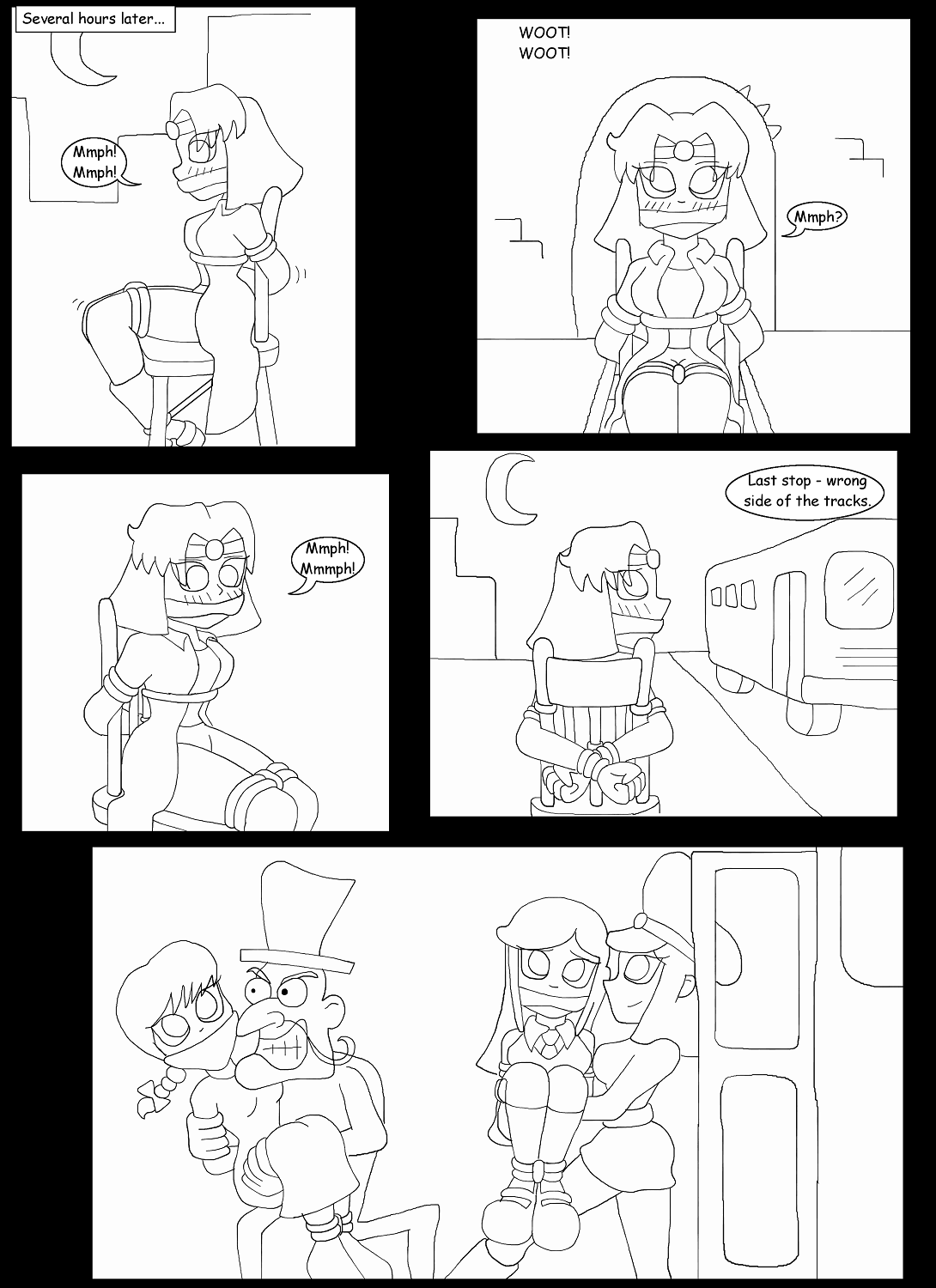 V vs Generic Thugs Part 5 Page 1