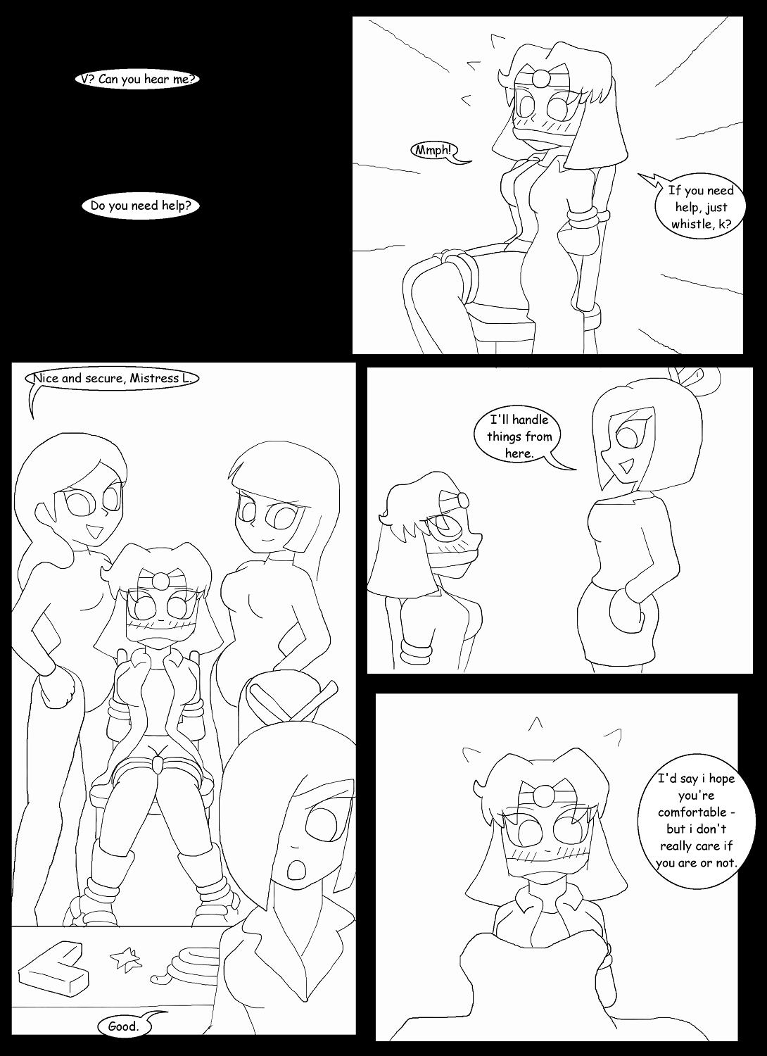 V vs Generic Thugs Part 8 Page 1