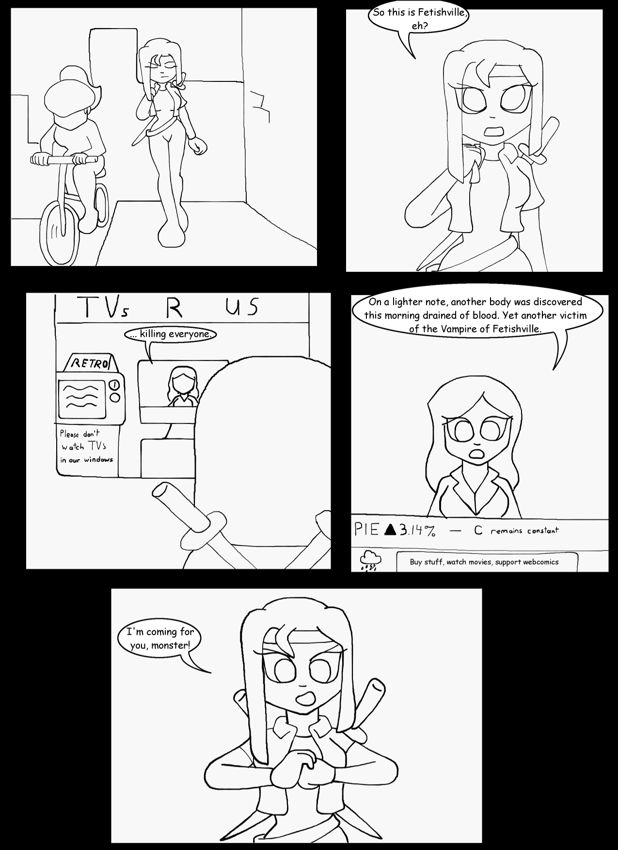 V vs The Vampire Hunter Part 0 Page 1