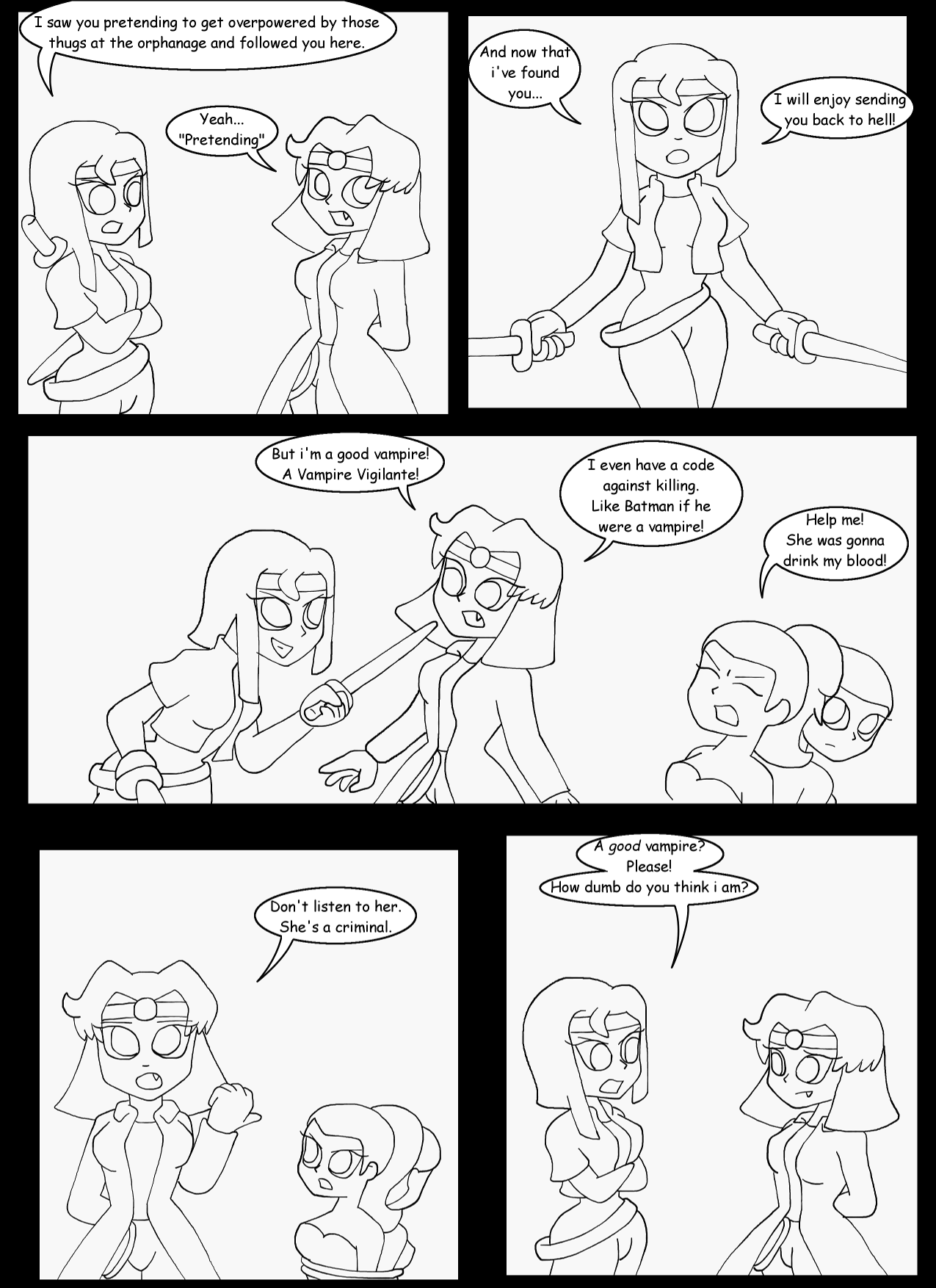V vs The Vampire Hunter Part 5 Page 1