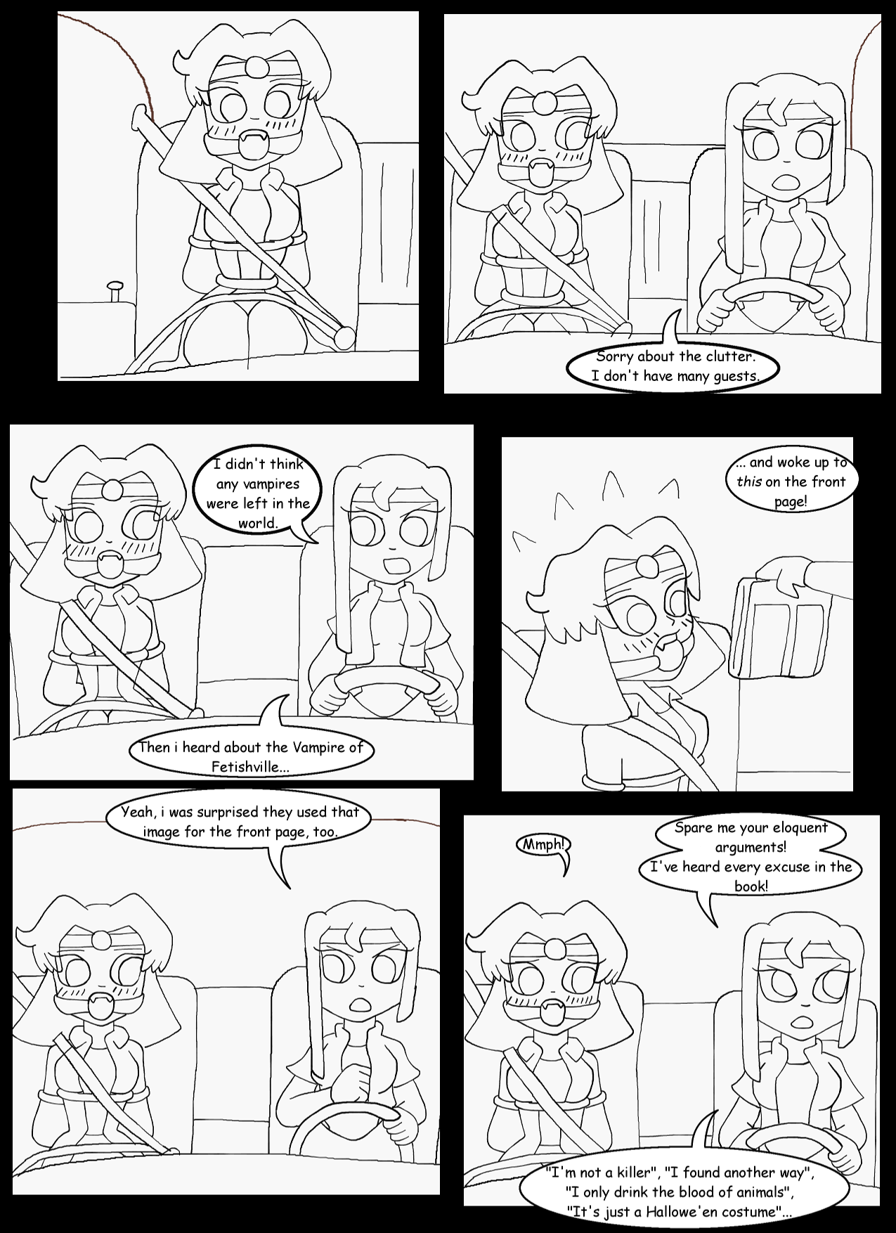 V vs The Vampire Hunter Part 11 Page 1