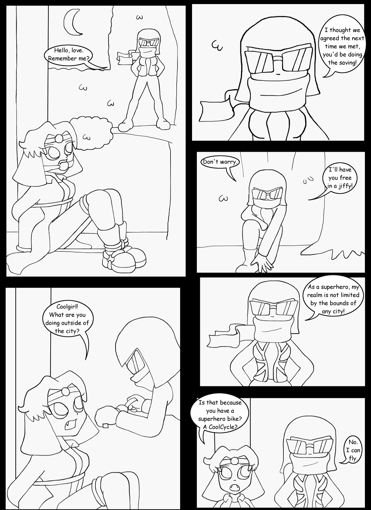 V vs the Vampire Hunter Part 13 Page 1