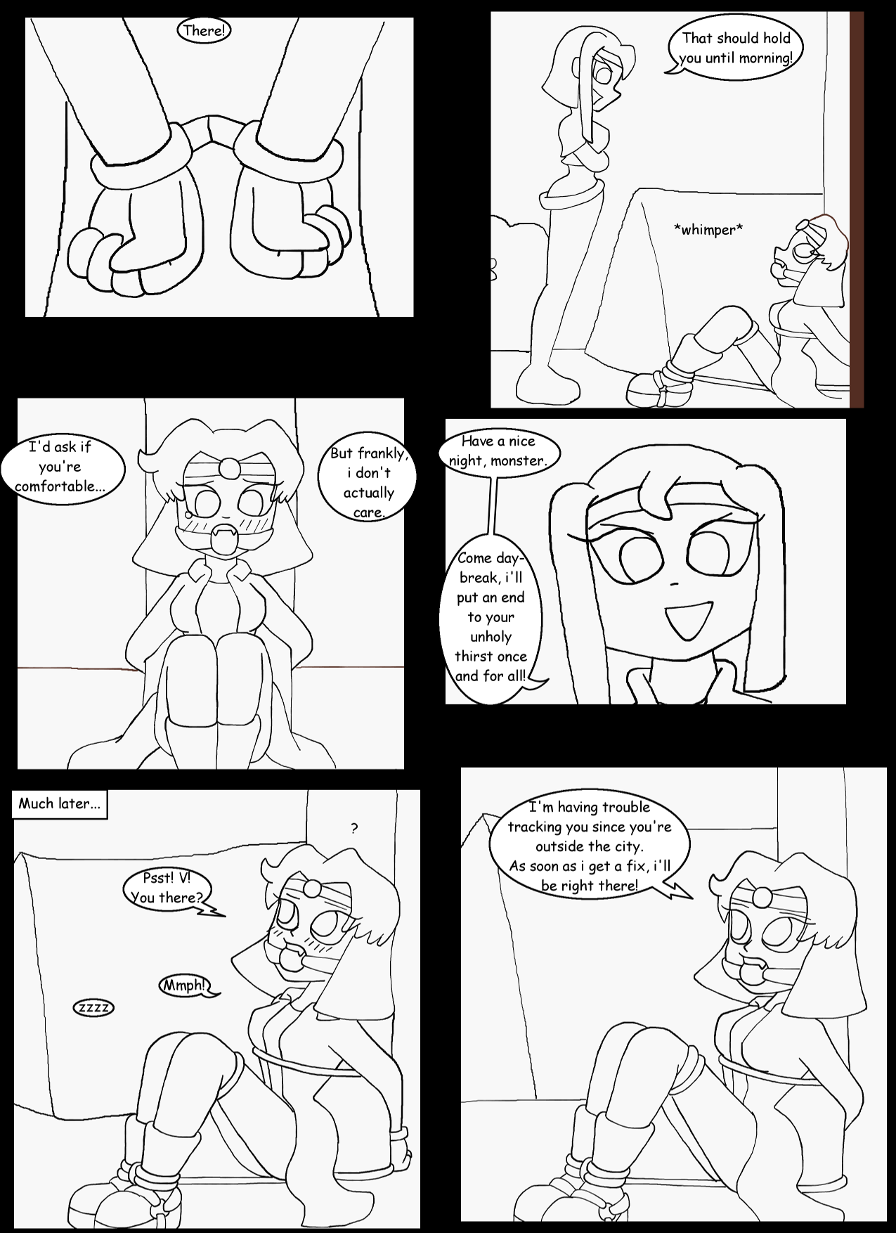 V vs the Vampire Hunter Part 12 Page 1