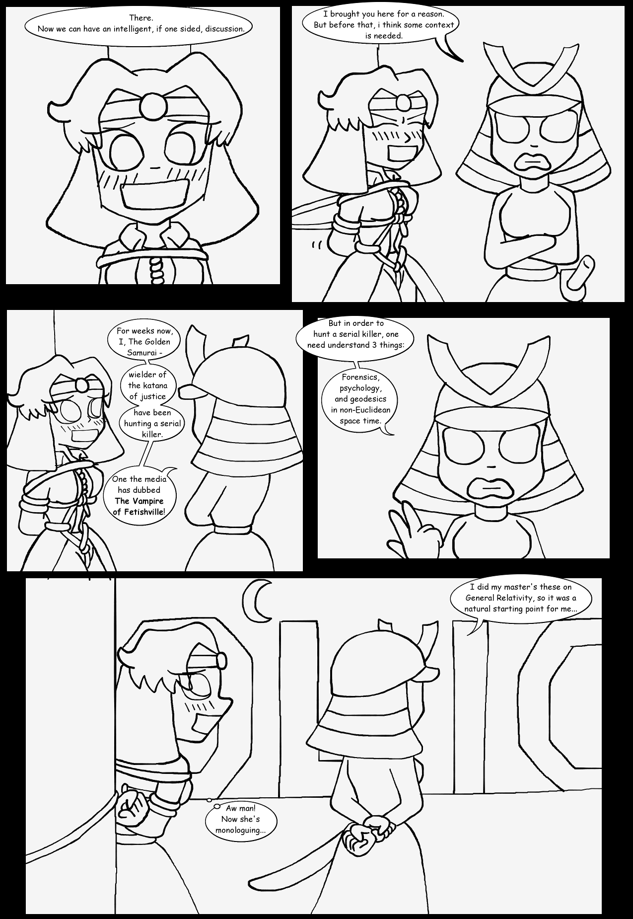 V vs The Golden Samurai Part 12 Page 1