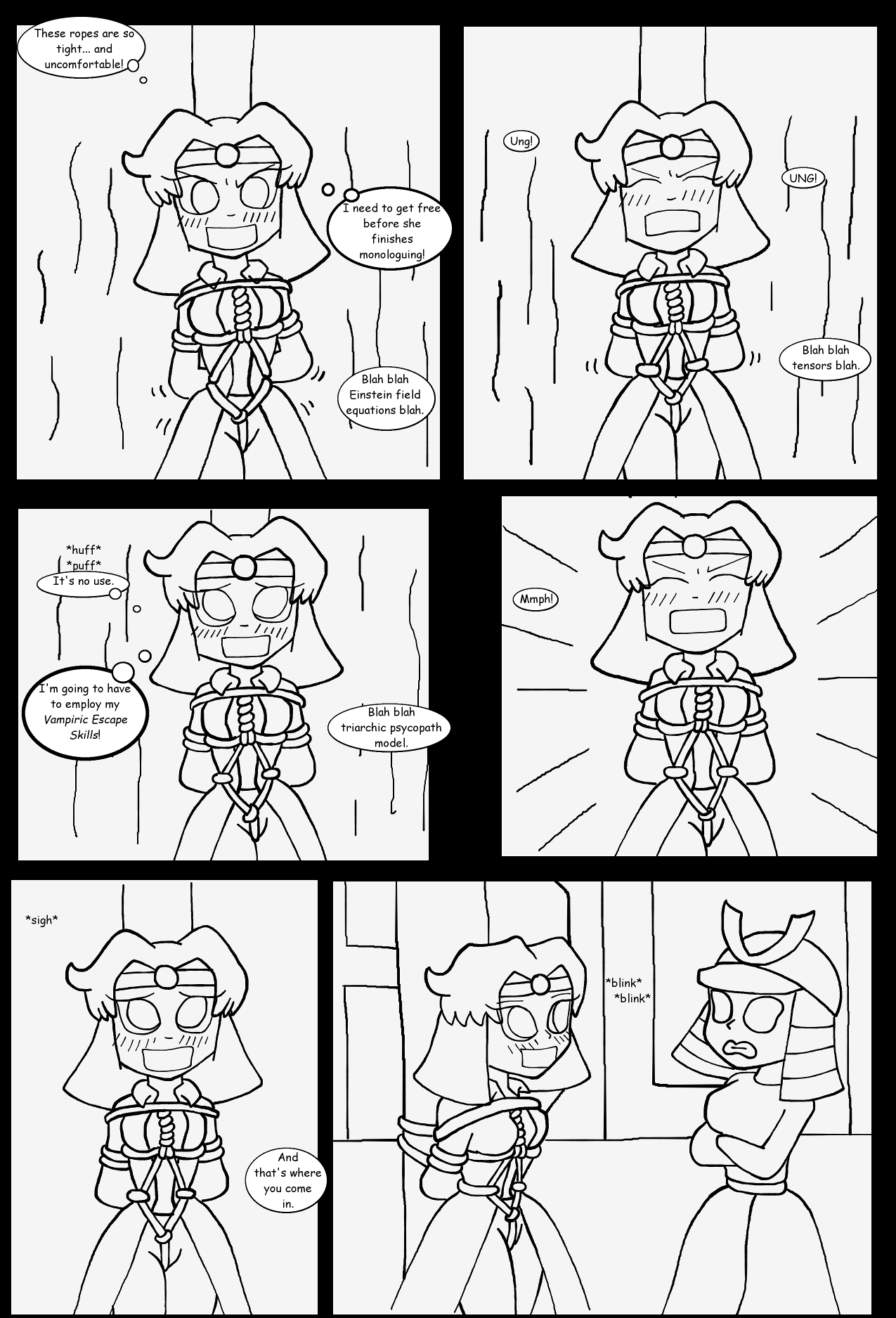 V vs the Golden Samurai Part 13 Page 1