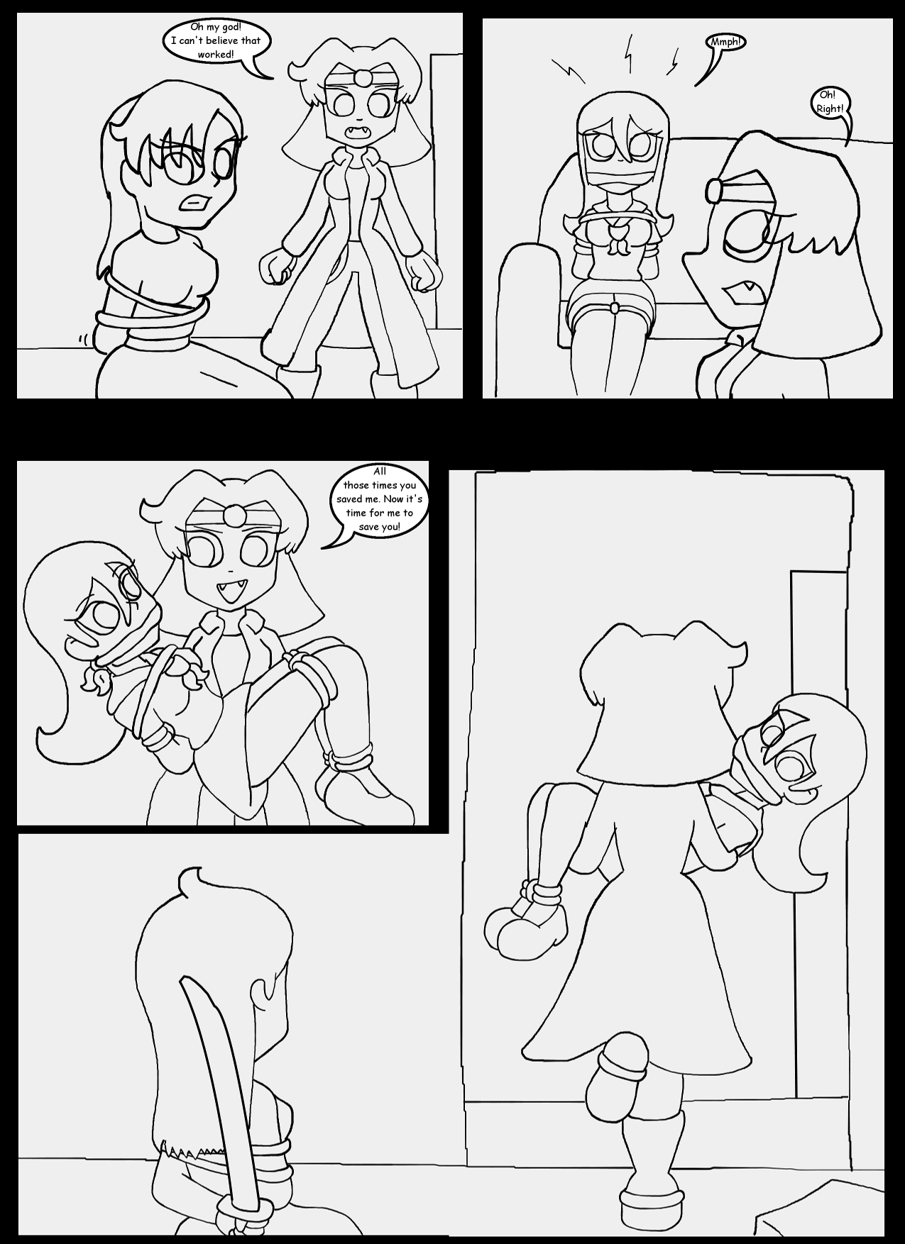 V vs The Vampire of Fetishville Part 11 Page 1